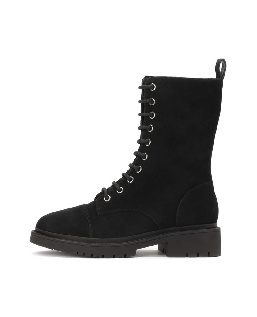 Kazar-Black-suede-boots-čierna
