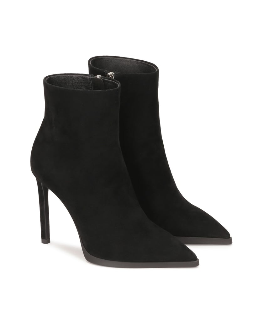 Kazar-Black-suede-high-heeled-boots-čierna