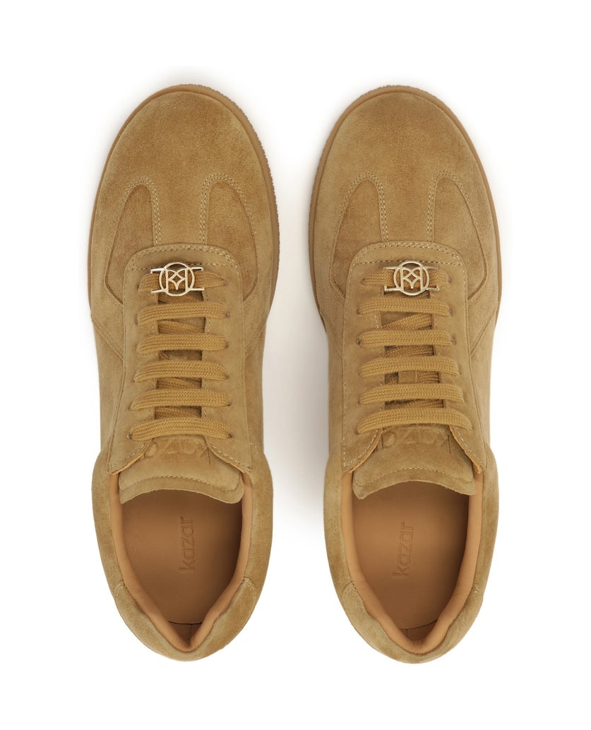 Kazar-Wildleder-Sneakers-mit-Cat-Suit-camel