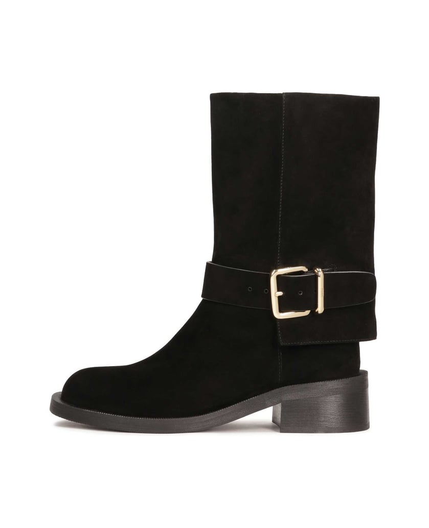 Kazar-Black-suede-boots-of-the-officer-type-čierna