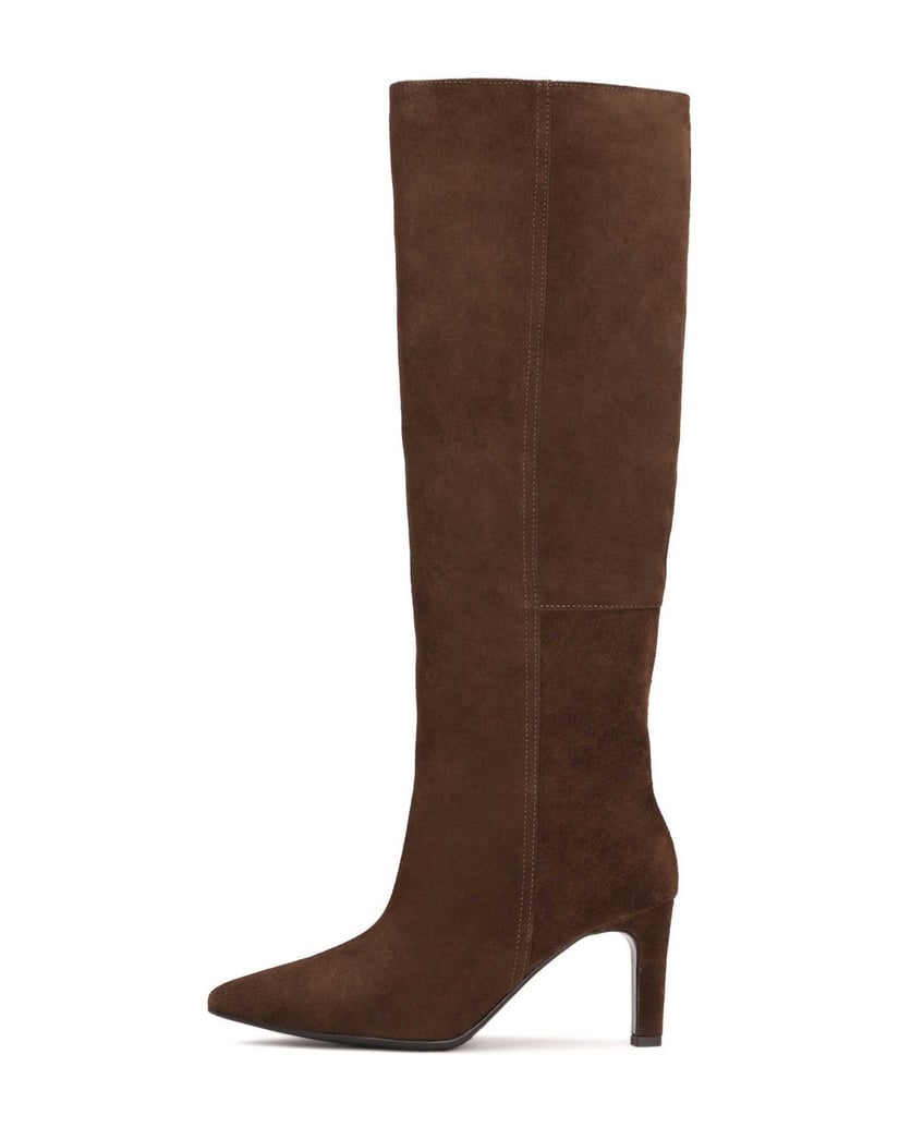 Kazar-Elegant-brown-suede-boots-hnědá