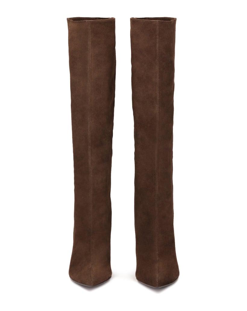 Kazar-Elegant-brown-suede-boots-hnědá