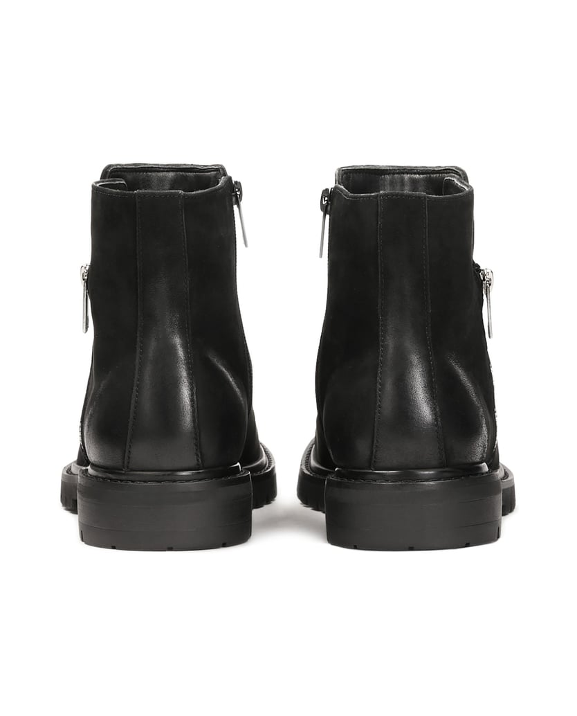 Kazar-Black-nubuck-boots-čierna