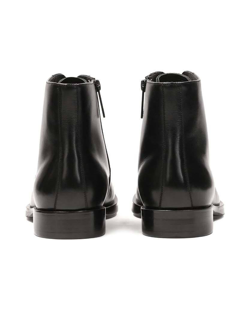 Kazar-Black-smooth-leather-boots-with-openwork-embellishment-černá