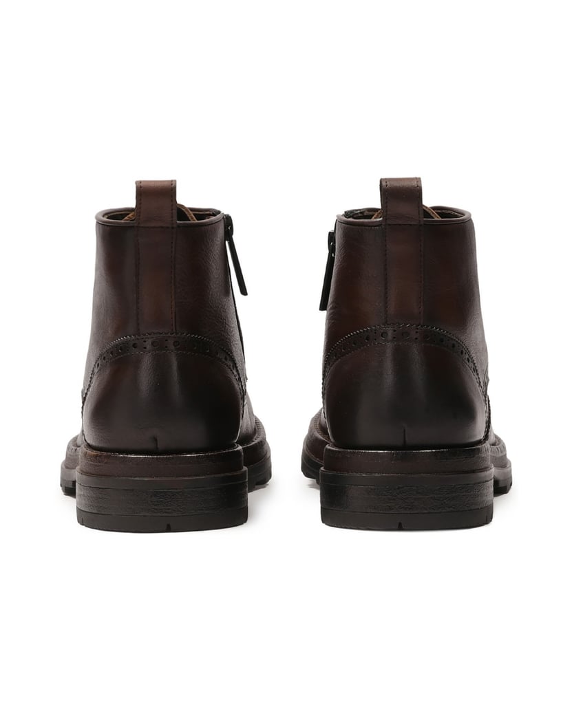 Kazar-Brown-leather-boots-with-ornamentation-hnedá