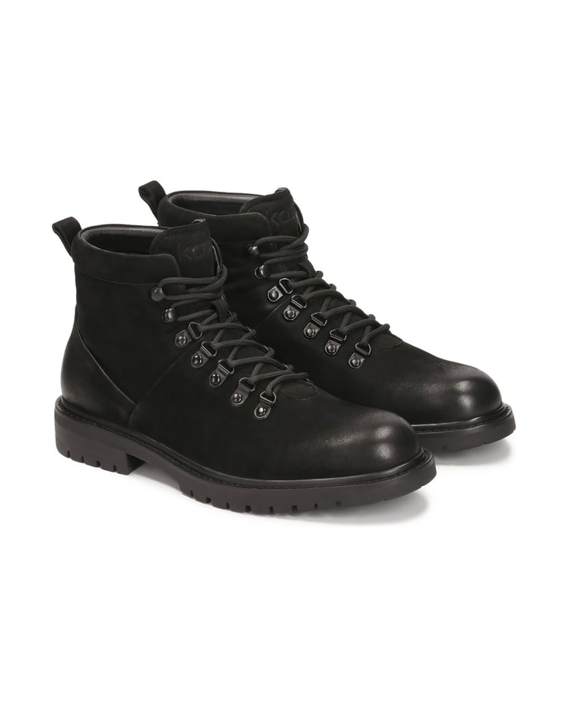 Kazar-Schnürstiefel-aus-schwarzem-Nubuk-schwarz