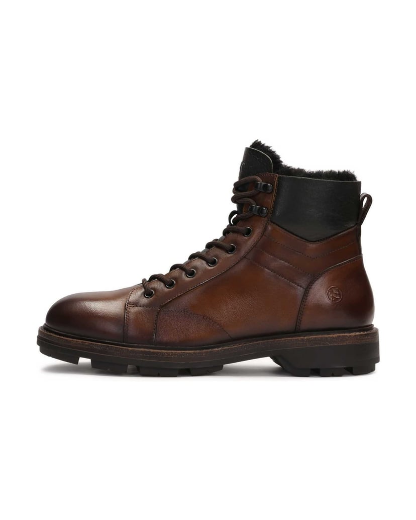 Kazar-Brown-leather-boots-with-insulated-collar-hnedá