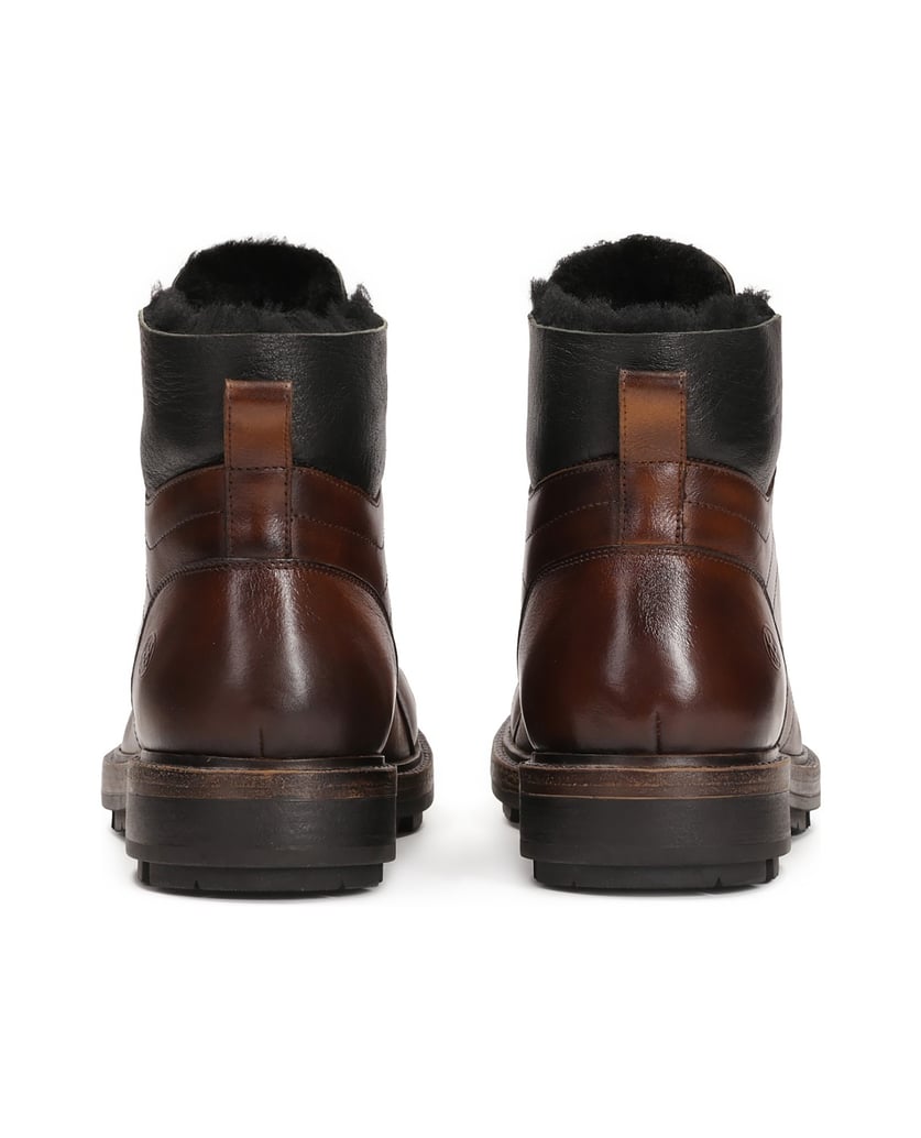 Kazar-Brown-leather-boots-with-insulated-collar-hnedá