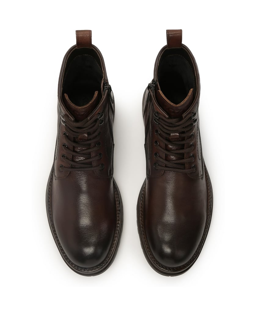 Kazar-Classic-men's-leather-boots-hnedá