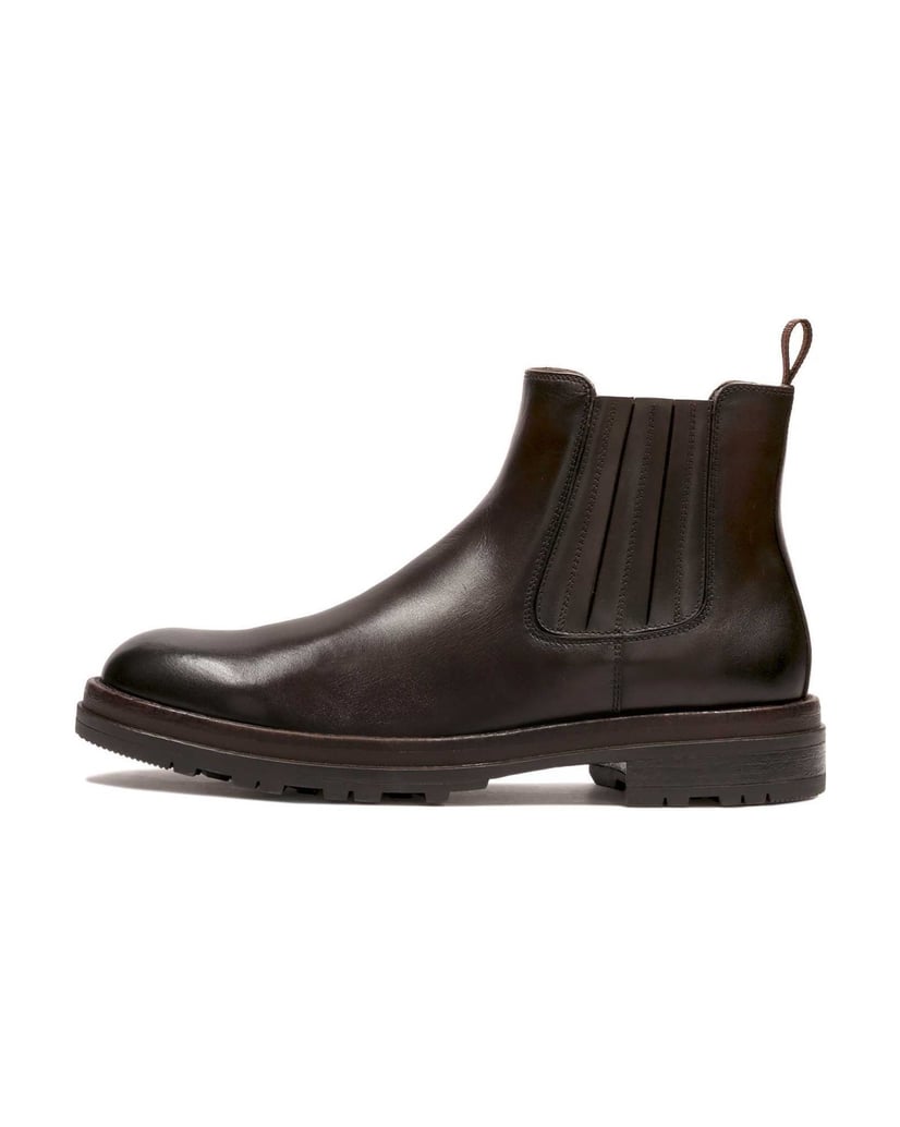 Kazar-Braune-Chelsea-Stiefel-aus-Naturleder-für-Männer-braun