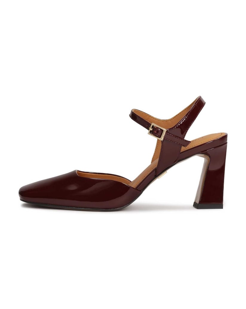 Kazar-Kastanienbraun-lackierte-halboffene-Pump-rot