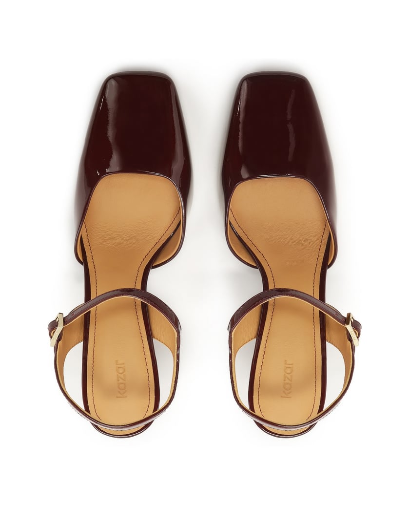 Kazar-Kastanienbraun-lackierte-halboffene-Pump-rot