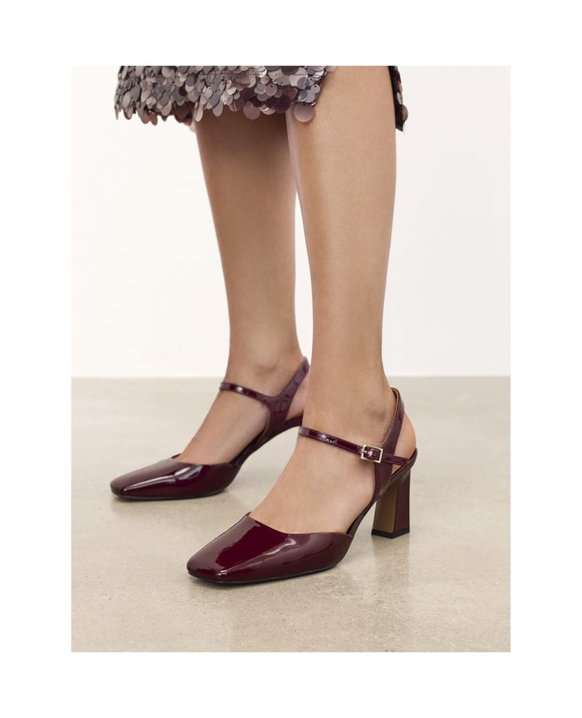 Kazar-Kastanienbraun-lackierte-halboffene-Pump-rot