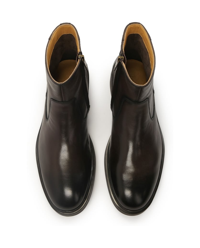 Kazar-Brown-leather-zip-up-boots-hnědá