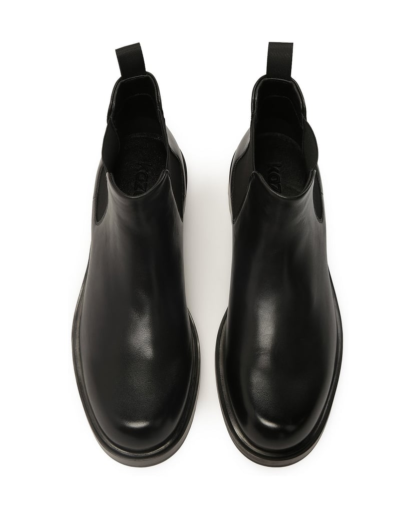 Kazar-Classic-black-leather-Chelsea-boots-čierna