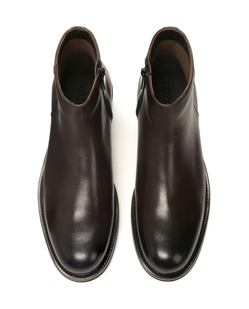 Kazar-Men's-leather-brown-boots-hnědá