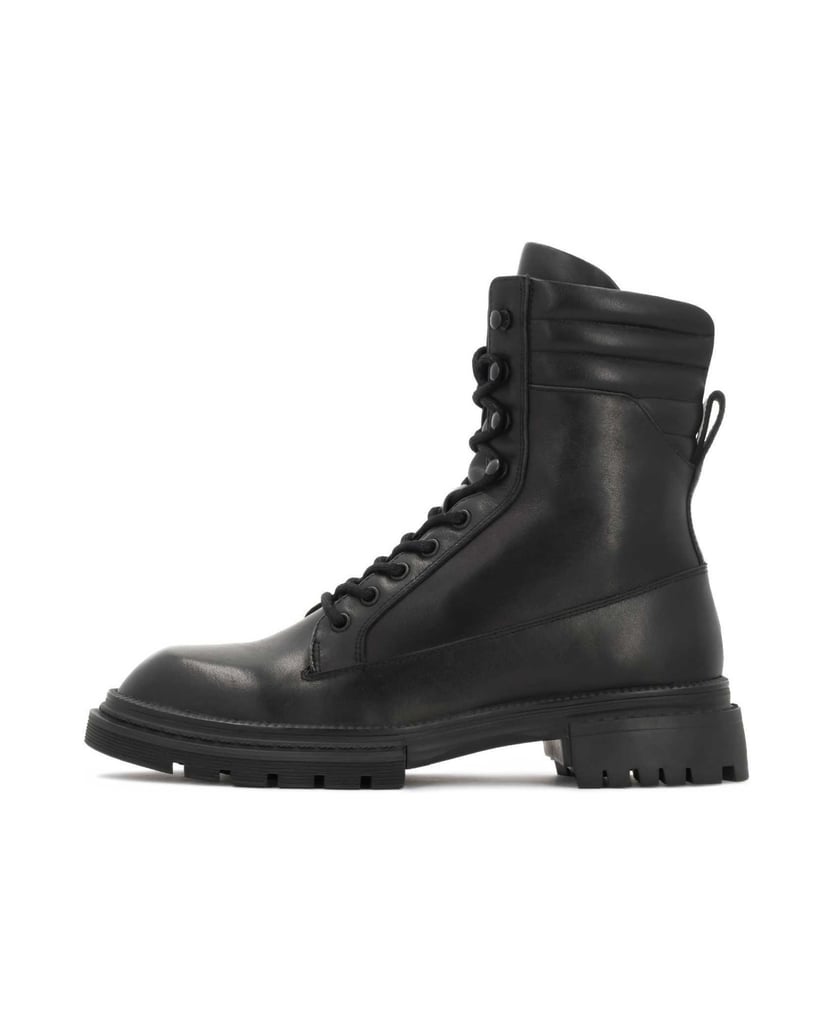 Kazar-High-laced-leather-boots-čierna