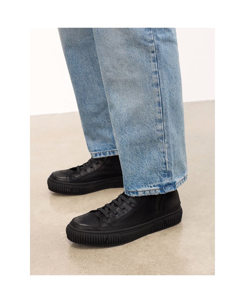 Kazar-Nubuck-sneakers-with-high-upper-čierna