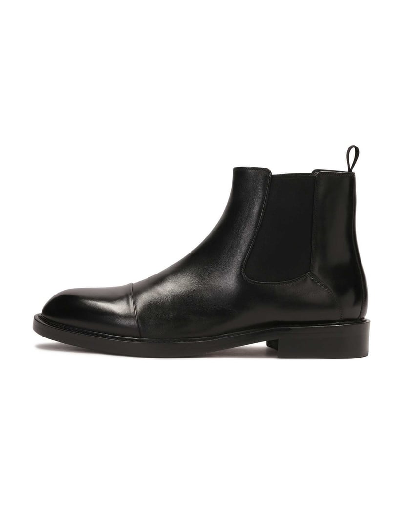 Kazar-Black-leather-Chelsea-boots-černá