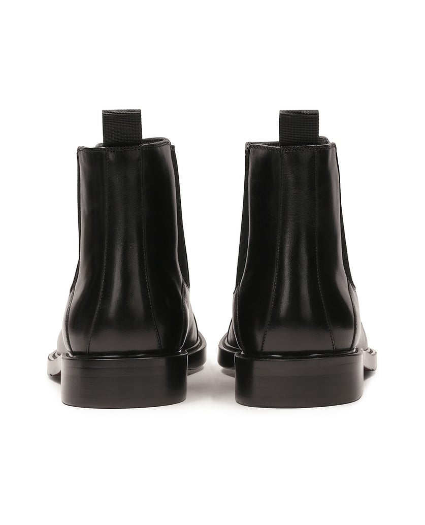 Kazar-Black-leather-Chelsea-boots-černá