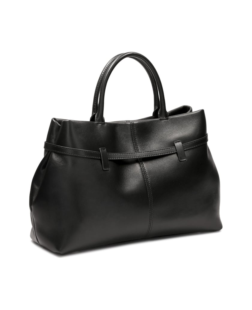 Kazar-Elegante-Lederhandtasche-schwarz