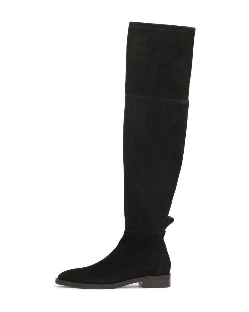 Kazar-Flat-musketeers-in-suede-and-fabric-černá