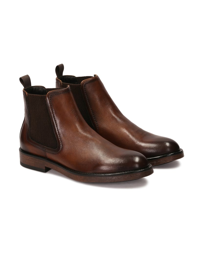Kazar-Klassische-braune-Chelsea-Stiefel-für-Männer-braun
