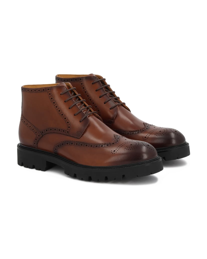 Kazar-Lace-up-leather-boots-for-men-hnedá
