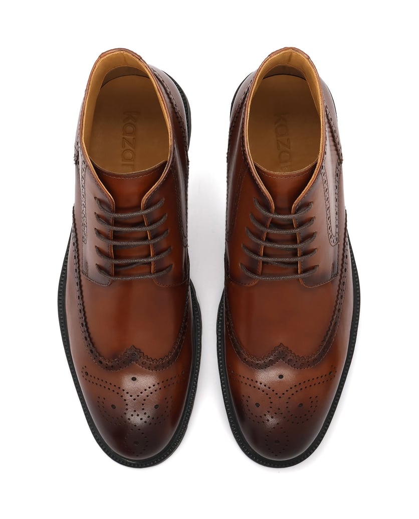 Kazar-Lace-up-leather-boots-for-men-hnedá