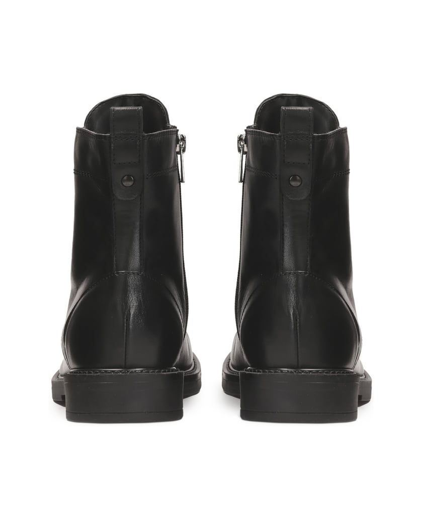 Kazar-Comfortable-black-boots-with-zipper-upper-černá