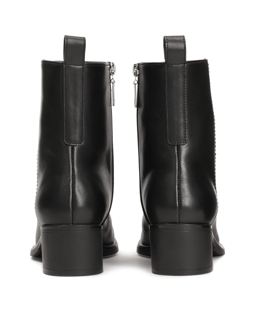 Kazar-Black-boots-with-wide-heels-čierna