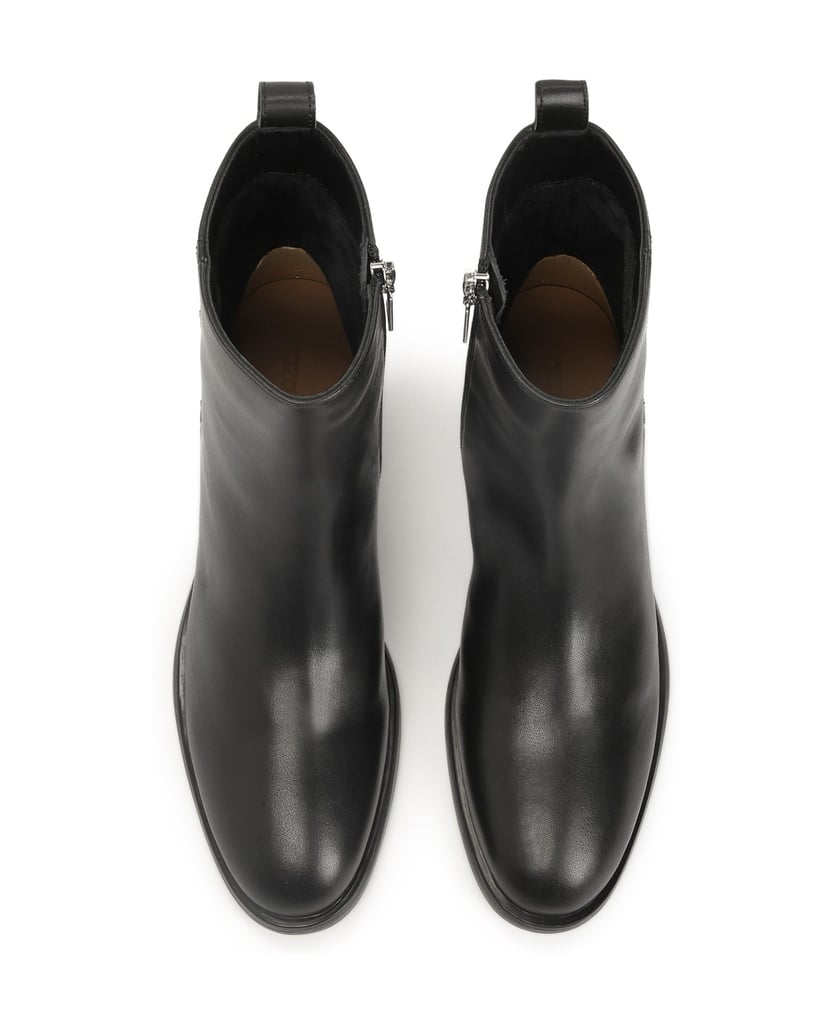 Kazar-Black-boots-with-wide-heels-čierna