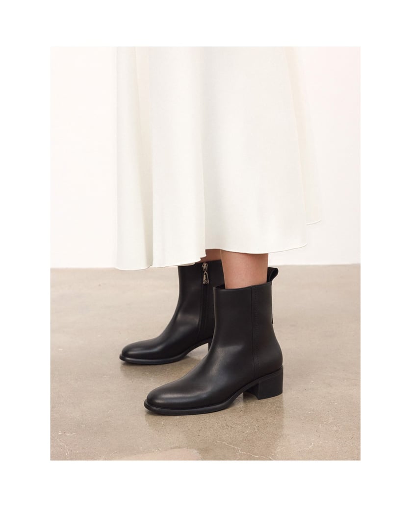 Kazar-Black-boots-with-wide-heels-čierna