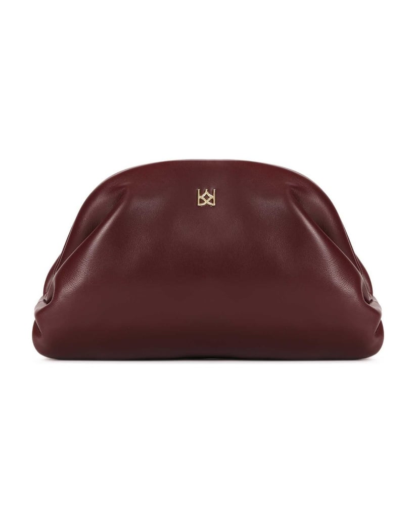 Kazar-Maroon-evening-pouch-bag-červená