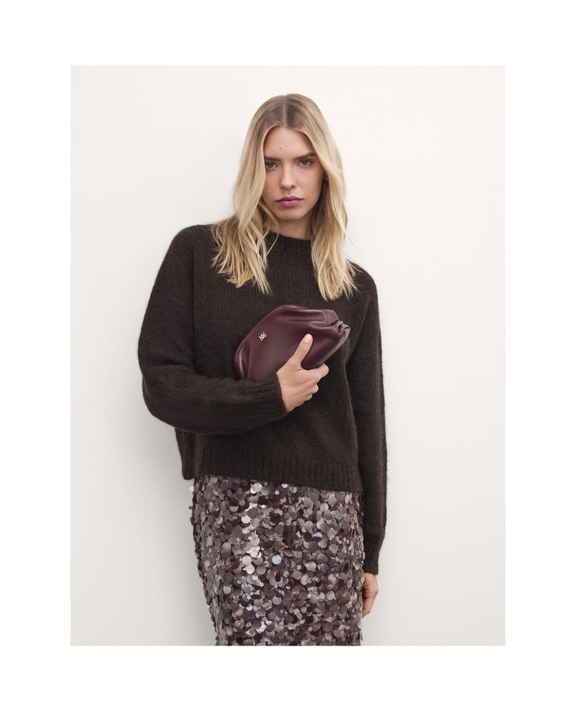 Kazar-Maroon-evening-pouch-bag-červená