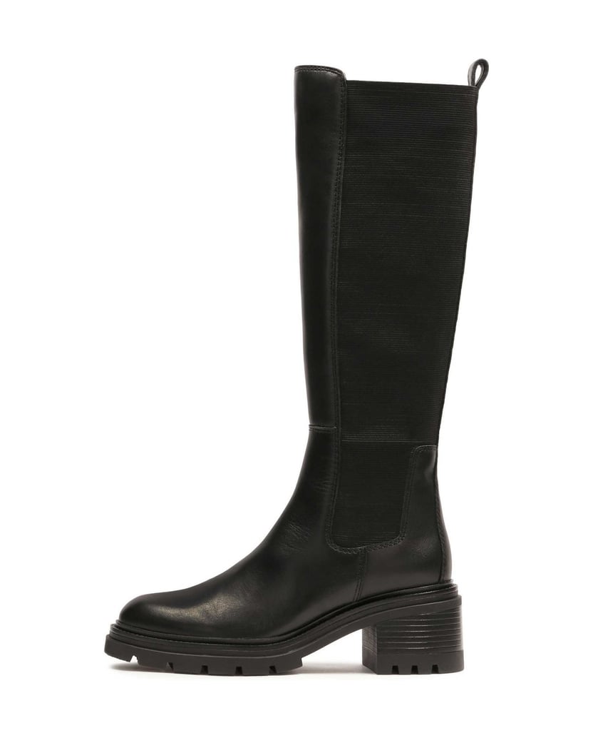 Kazar-Boots-with-elastic-fabric-čierna