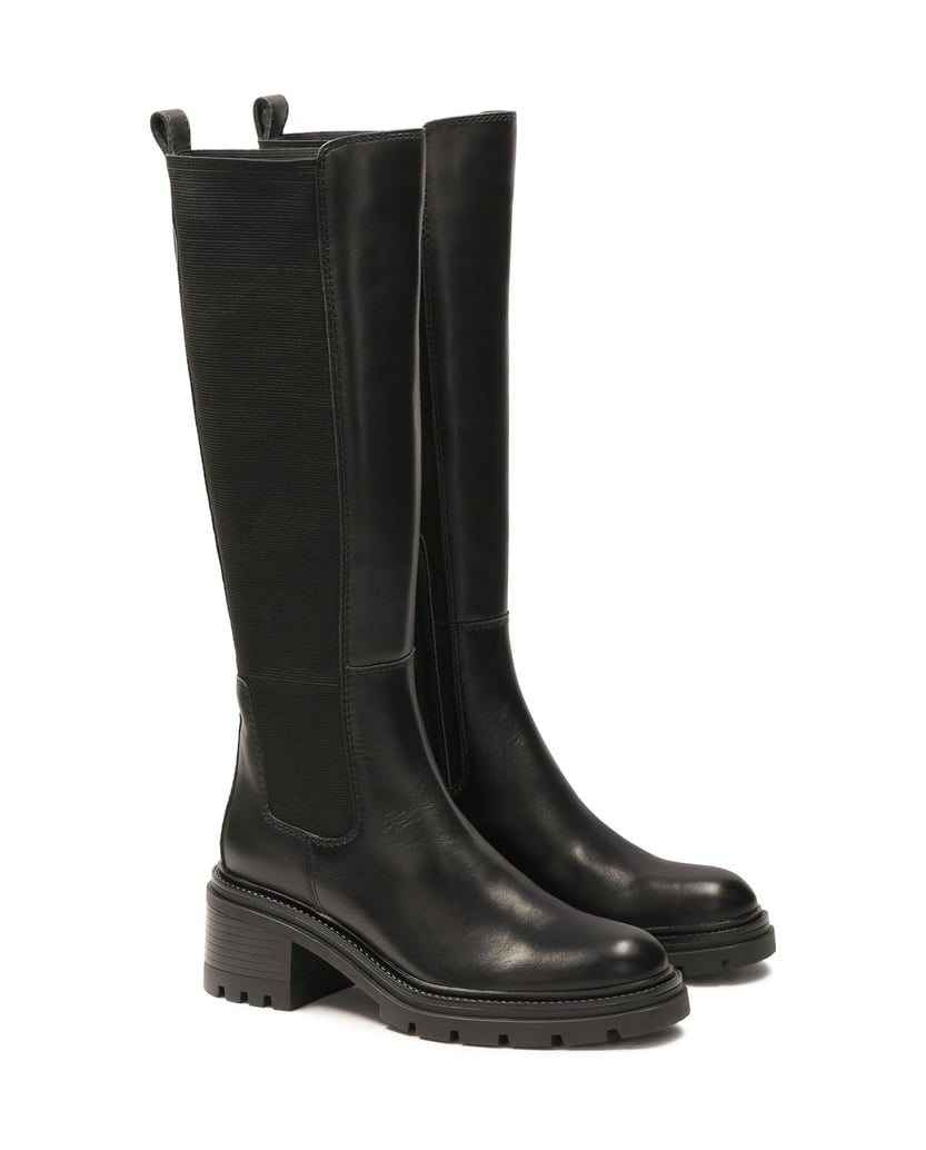 Kazar-Boots-with-elastic-fabric-čierna