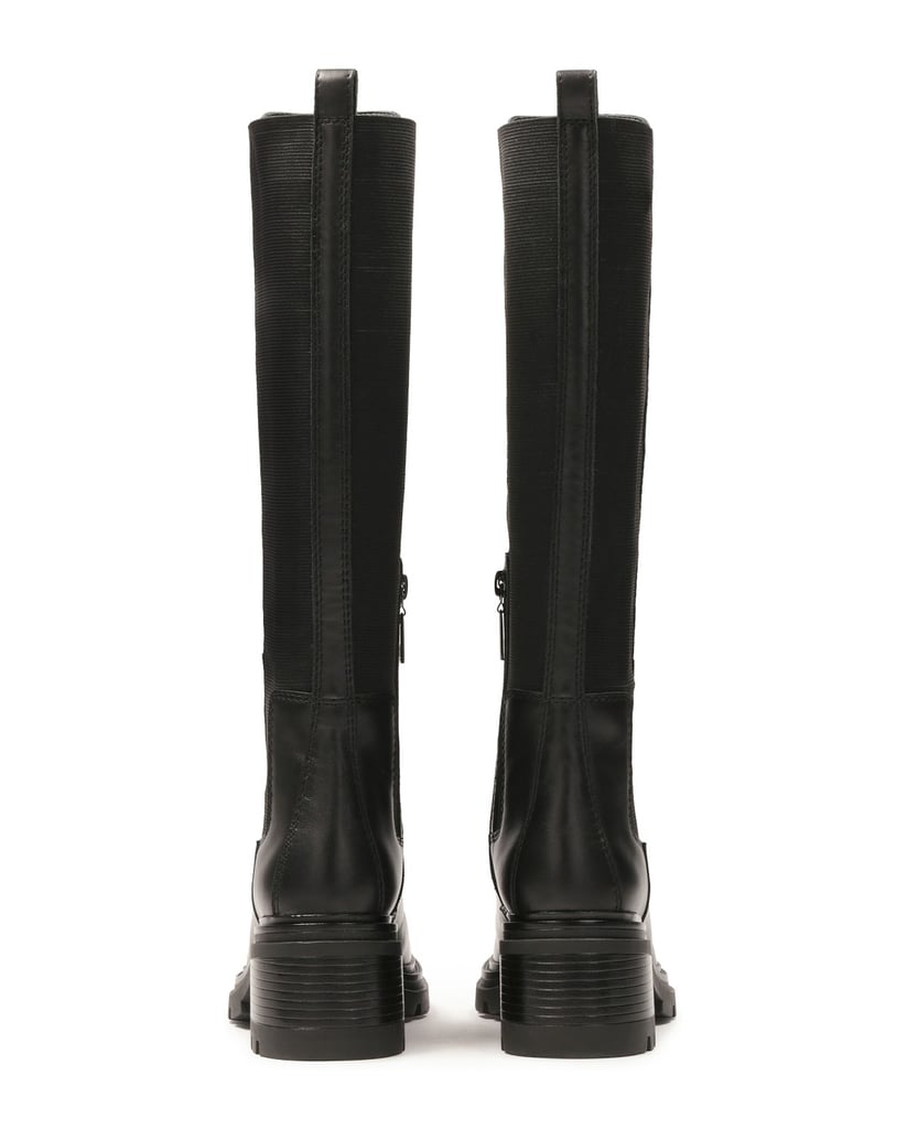 Kazar-Boots-with-elastic-fabric-čierna