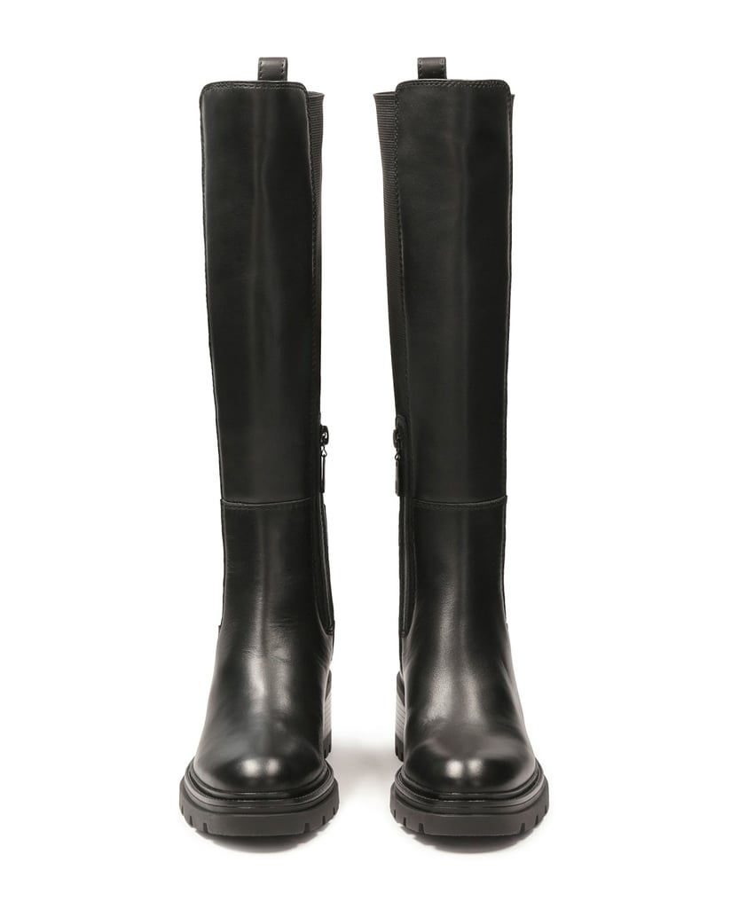 Kazar-Boots-with-elastic-fabric-čierna