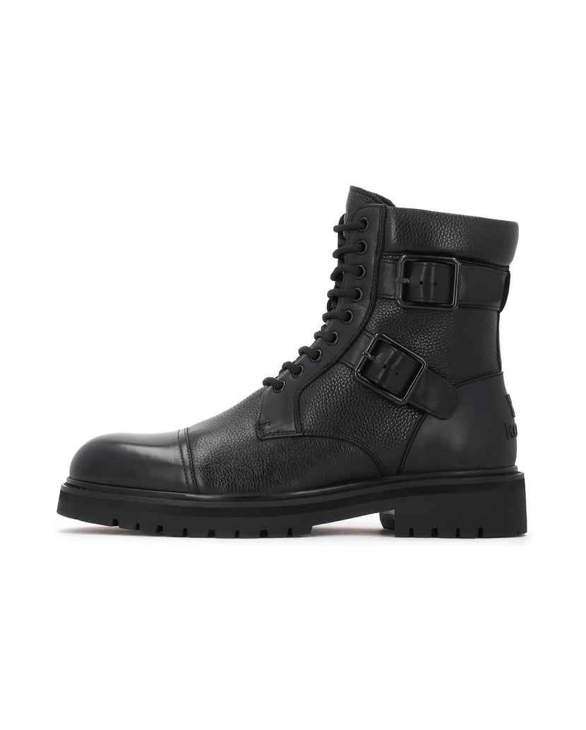 Kazar-Black-leather-men's-boots-with-buckles-and-lace-up-upper-čierna
