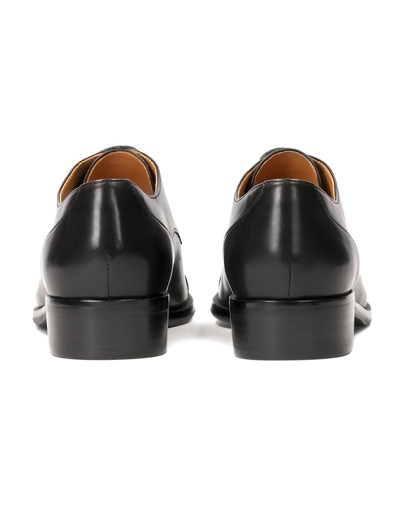 Kazar-Halbschuhe-aus-Leder-mit-Schnürung-schwarz