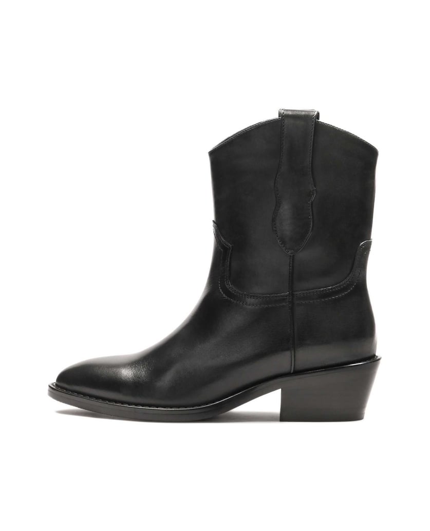 Kazar-Black-leather-cowboy-boots-with-slip-on-upper-čierna