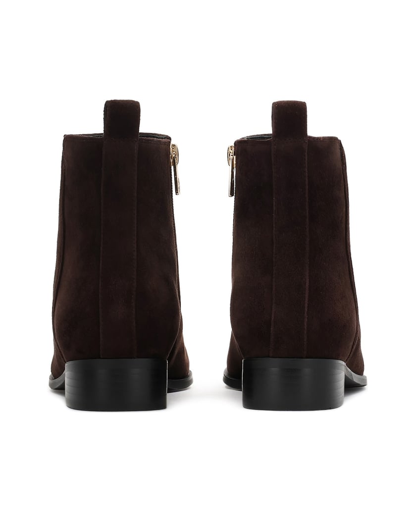 Kazar-Suede-brown-zip-up-boots-hnědá