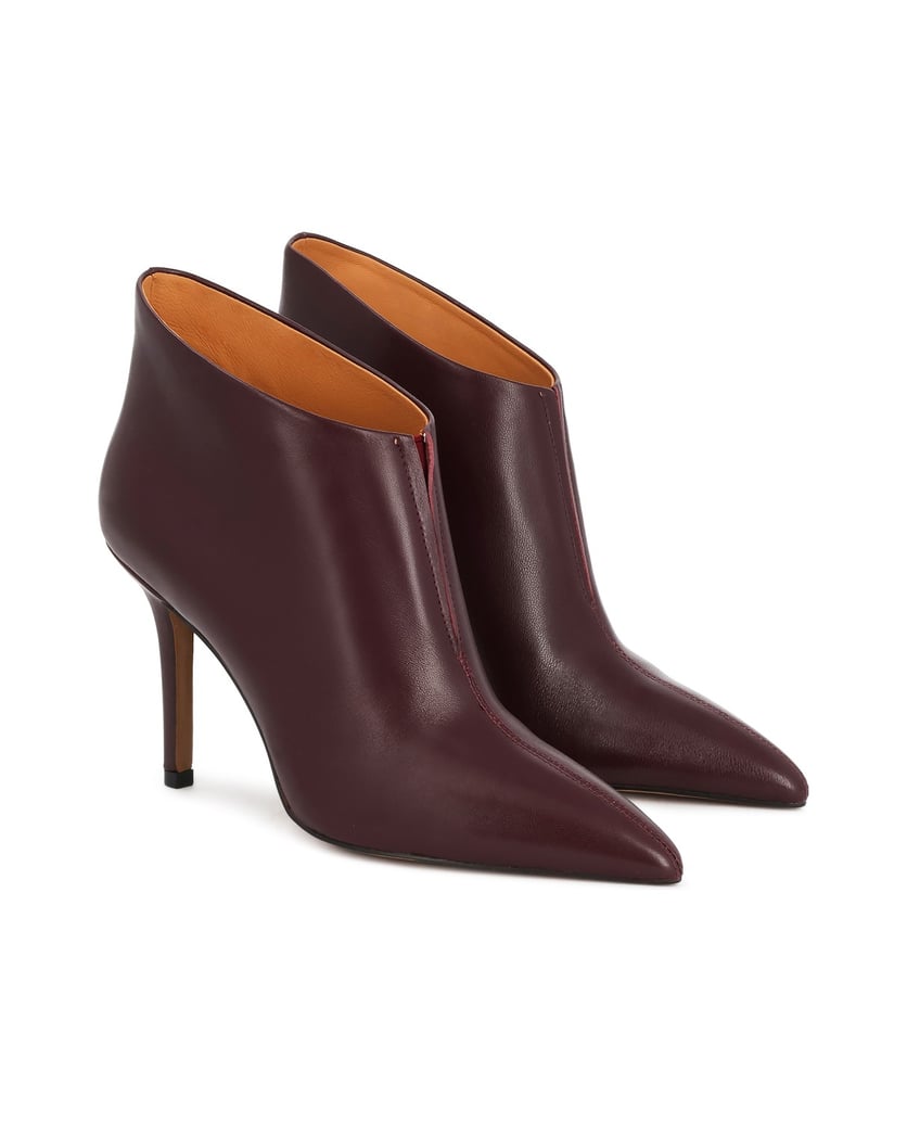 Kazar-Kastanienbraune-Stiefel-mit-niedrigem-Sc-rot