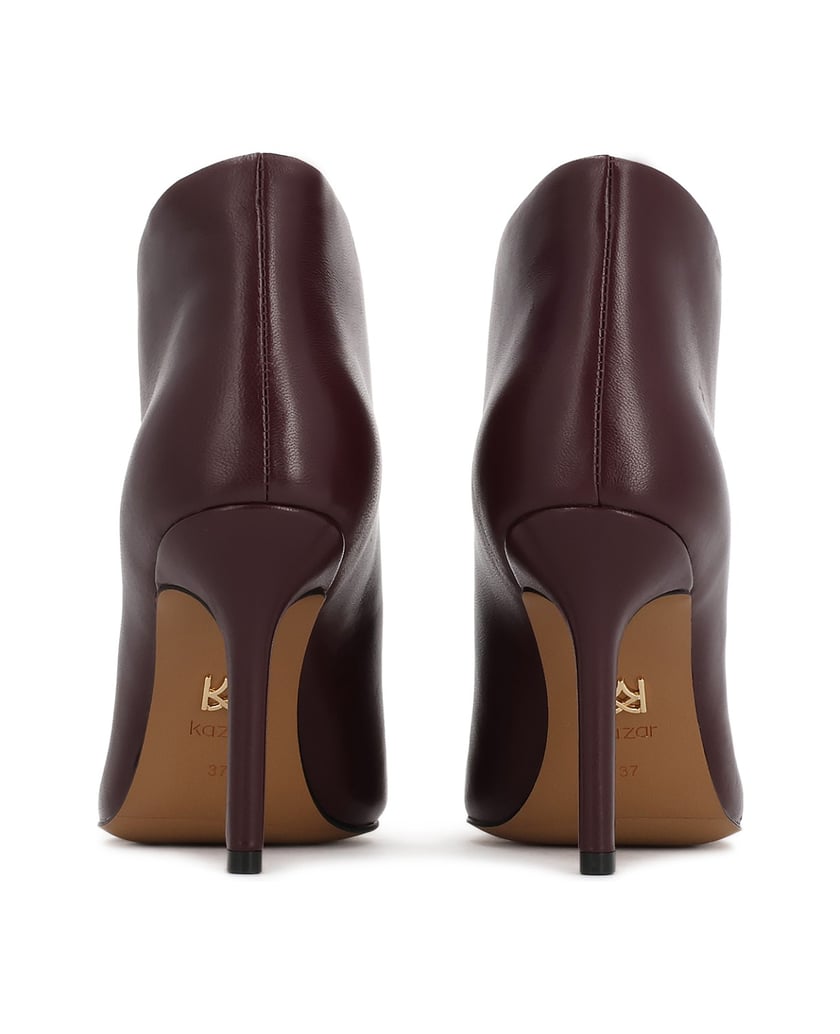 Kazar-Kastanienbraune-Stiefel-mit-niedrigem-Sc-rot