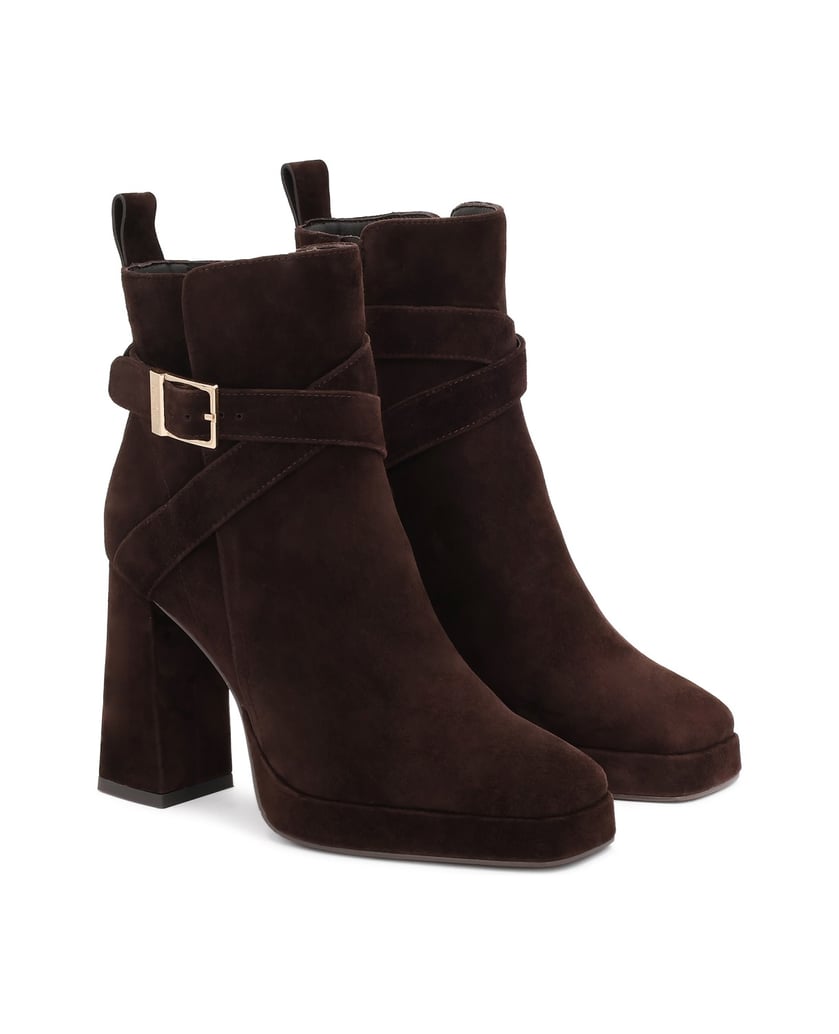 Kazar-Brown-suede-heeled-and-platform-boots-hnedá