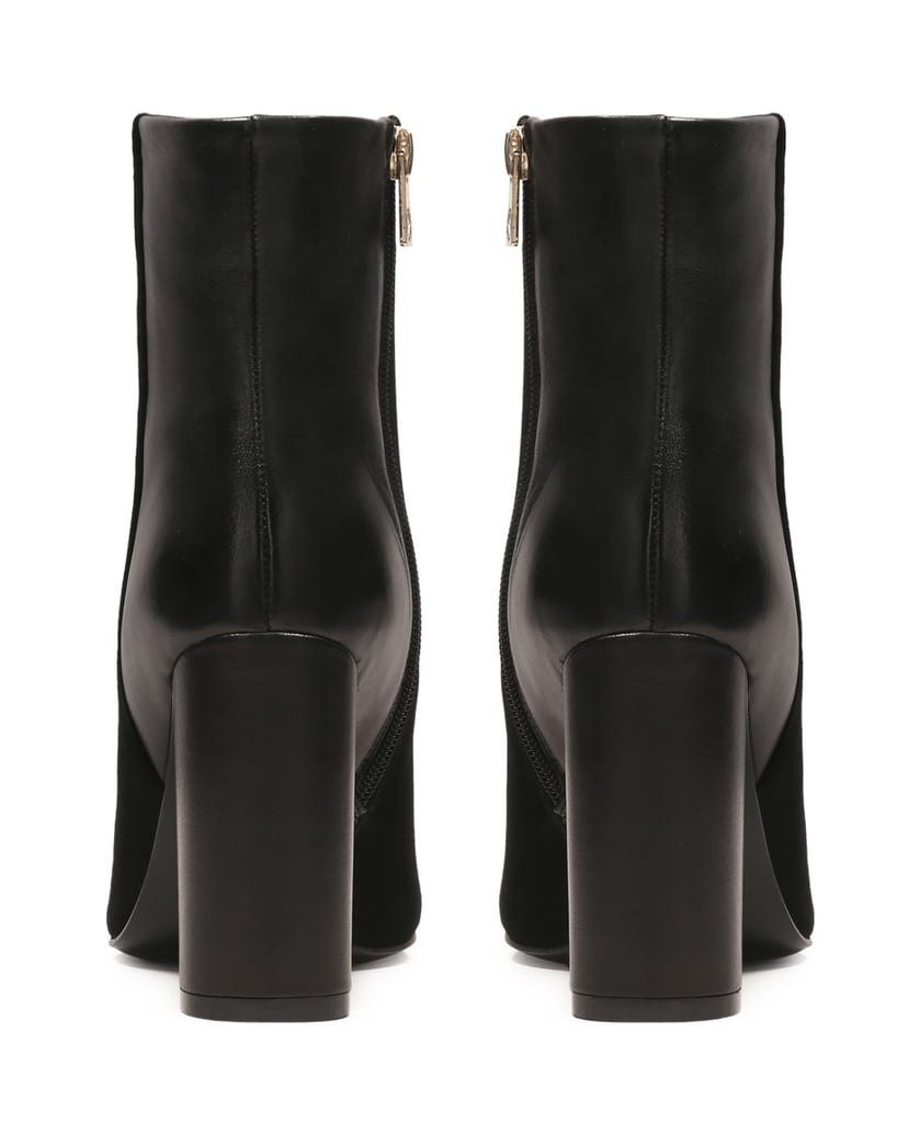 Kazar-Schwarze-Stiefel-aus-Wildleder-und-Glattleder-schwarz