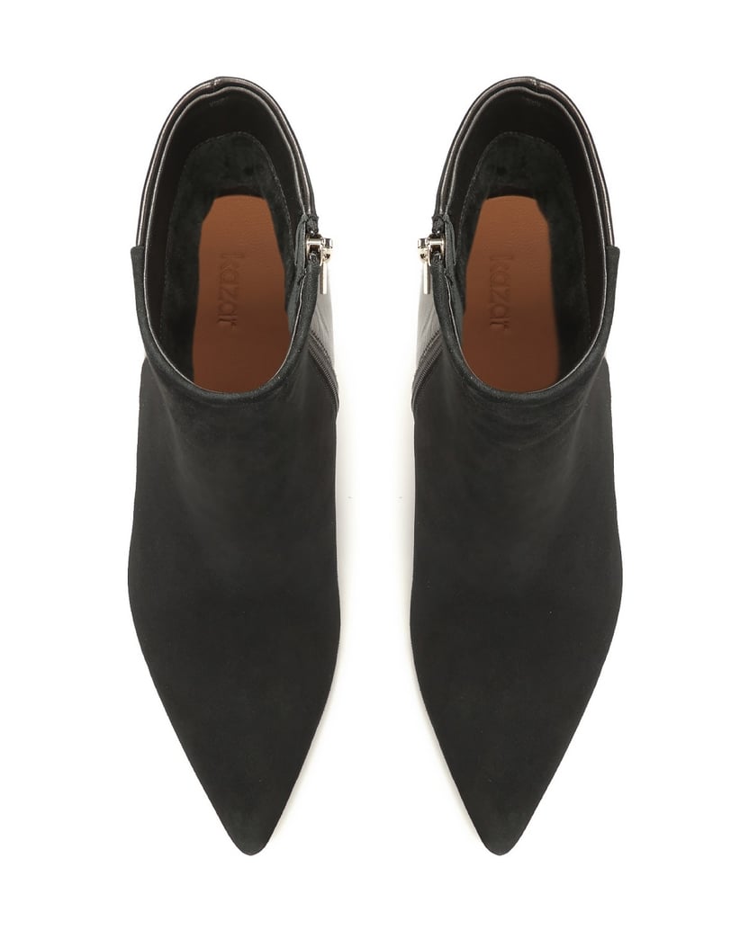Kazar-Schwarze-Stiefel-aus-Wildleder-und-Glattleder-schwarz