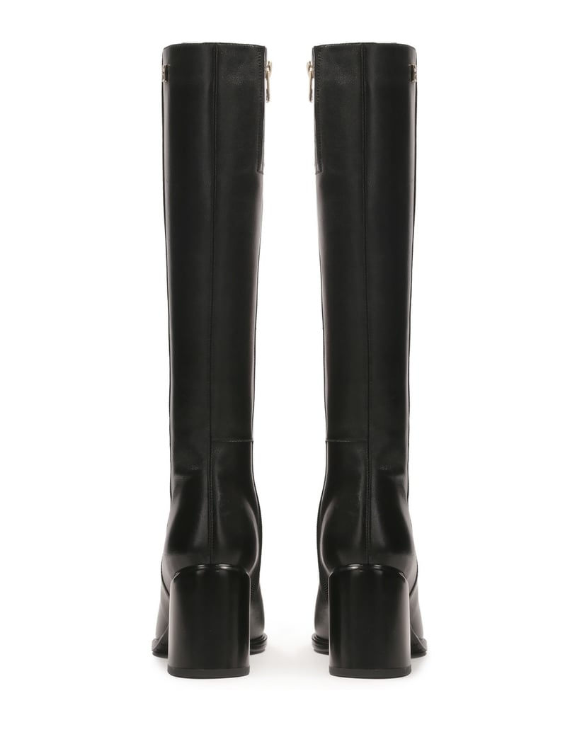 Kazar-Black-leather-stiletto-boots-černá
