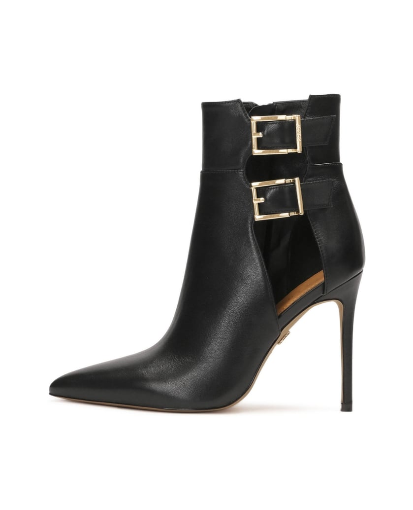 Kazar-Leather-boots-with-cut-out-upper-černá